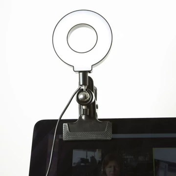 Notebookra rögzíthető selfie fény
