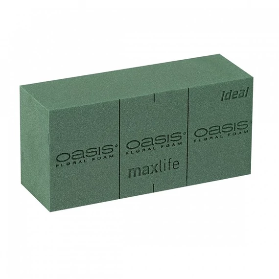 OASIS Ideal Maxlife tűzőhab, vizes tégla, 23x11x8 cm, 20 db