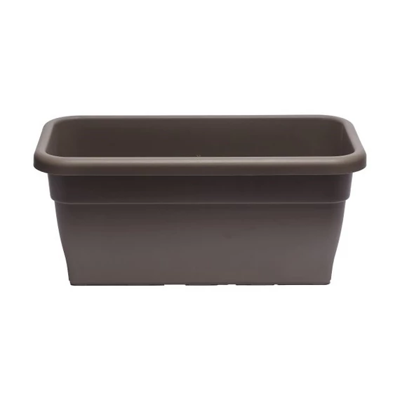 Antracit műanyag balkonláda 80 cm