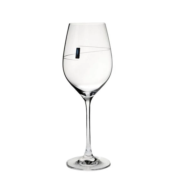 Boros pohár Swarovski kristállyal átlátszó üveg 360 ml 22,5×8 cm (2 db)
