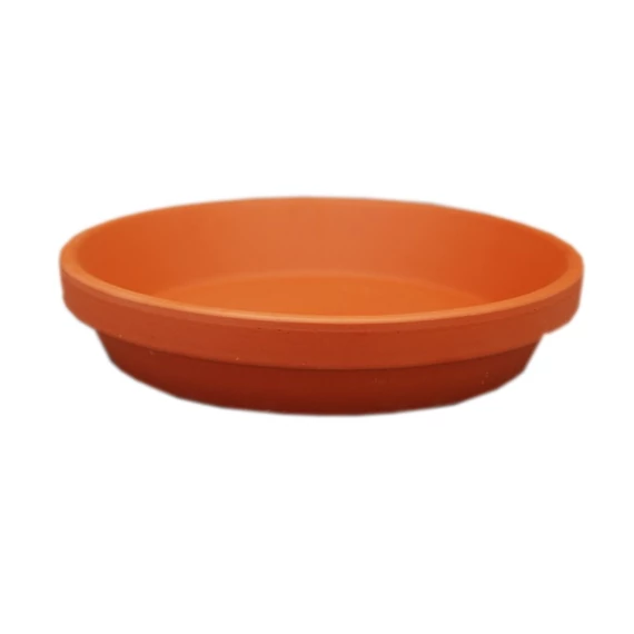 Agyag vízálló cserépalátét UNT, 26 cm, terra