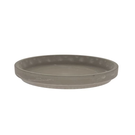 Cserépalátét XL agyag 20cm szürke