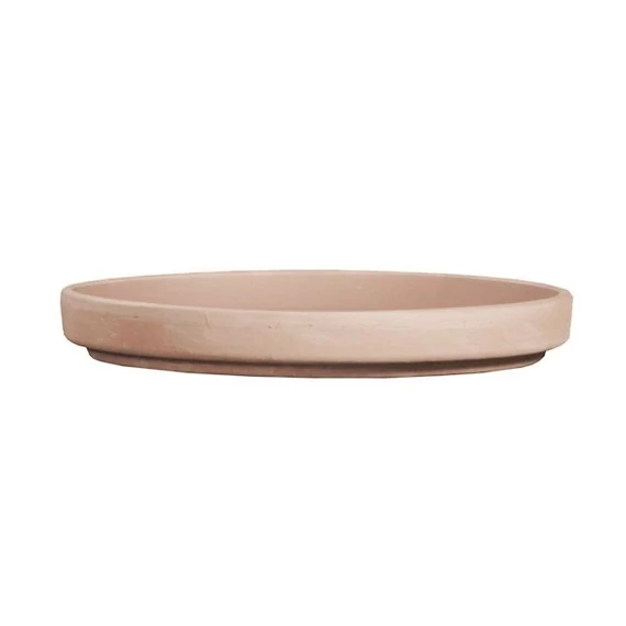 XL cserépalátét, agyag, 26 cm, antique