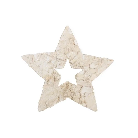 Fa csillag, 9 cm, barna, 1000 gr