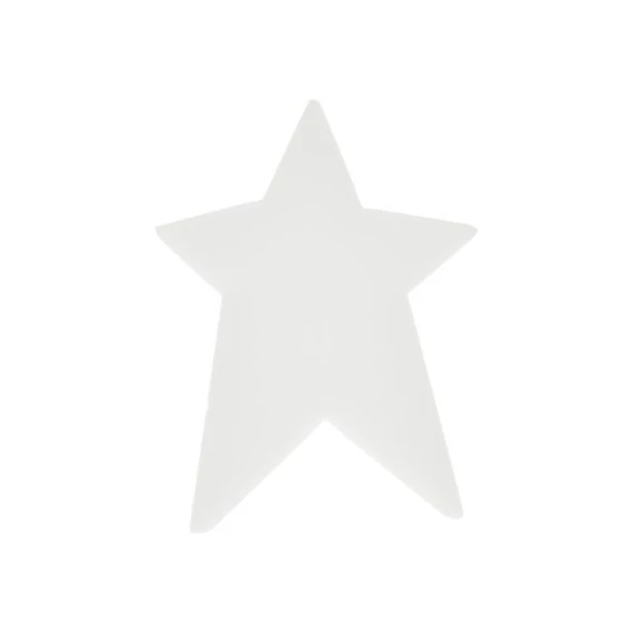 Hungarocell csillag, 6x4 cm, fehér, 4 db