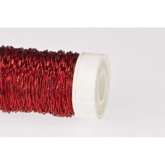 Dekordrót gyűrt 0,3 mm piros 75 gr
