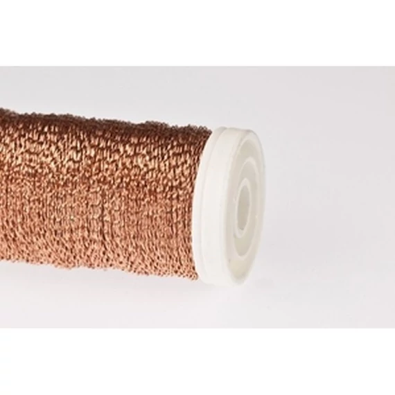 Dekordrót gyűrt 0,3 mm réz 75 gr