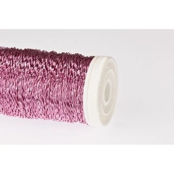 Dekordrót gyűrt 0,3 mm rózsaszín 75 gr