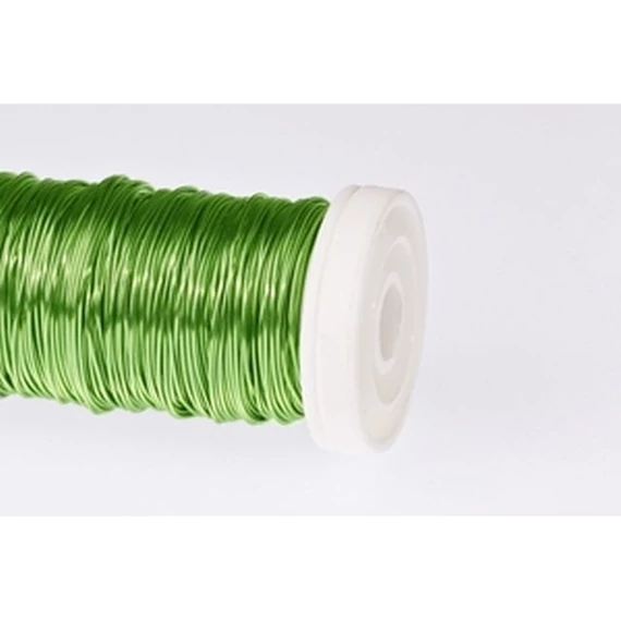 Dekordrót sima 0,3 mm almazöld 100 gr