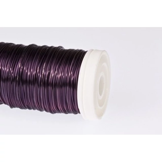 Dekordrót sima 0,3 mm lila 100 gr