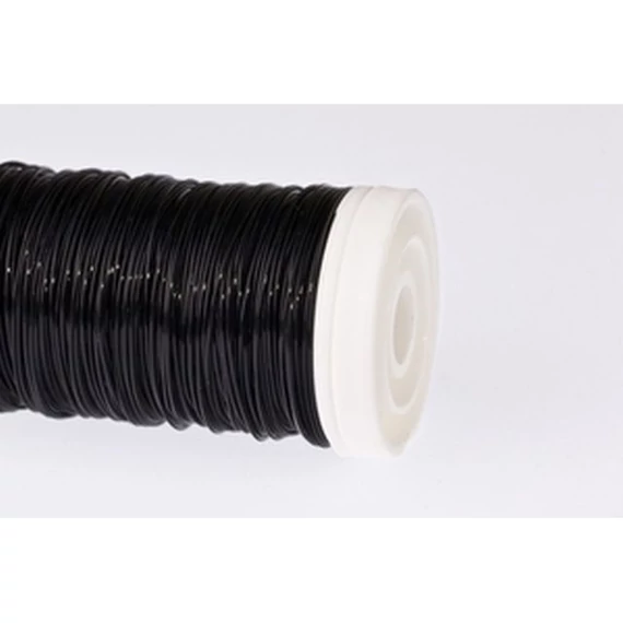 Dekordrót sima 0,3 mm fekete 25 gr