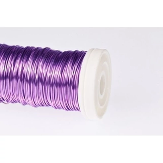 Dekordrót sima 0,5 mm levendula 100 gr