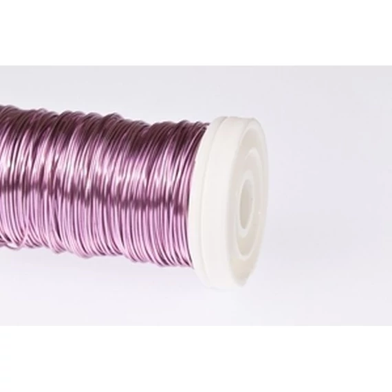 Dekordrót sima 0,5 mm rózsaszín 100 gr