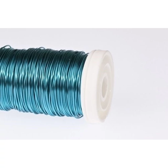 Dekordrót sima 0,5 mm türkiz 100 gr