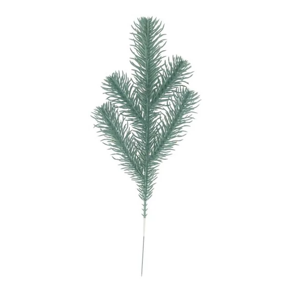 Fenyőág 5 ággal műanyag 25 cm szürke