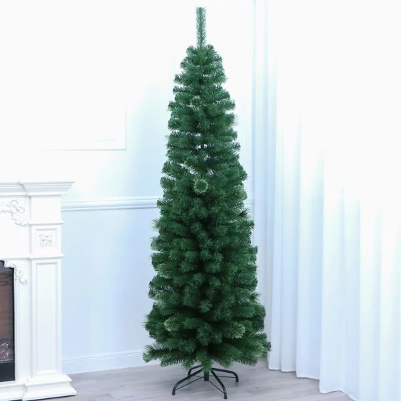 Fenyőfa 335 ággal, talppal műanyag 180 cm zöld