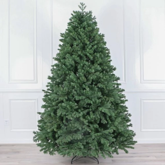 Fenyőfa 887 ággal, talppal 3D műanyag 180 cm zöld