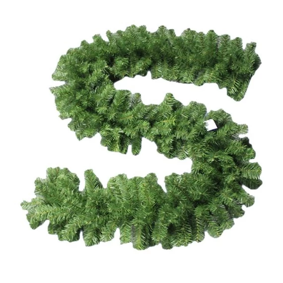 Fenyőgirland 240 ággal műanyag 270 cm sötétzöld