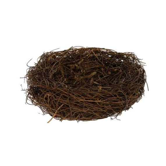 Vessző fészek, barna, 15×4 cm