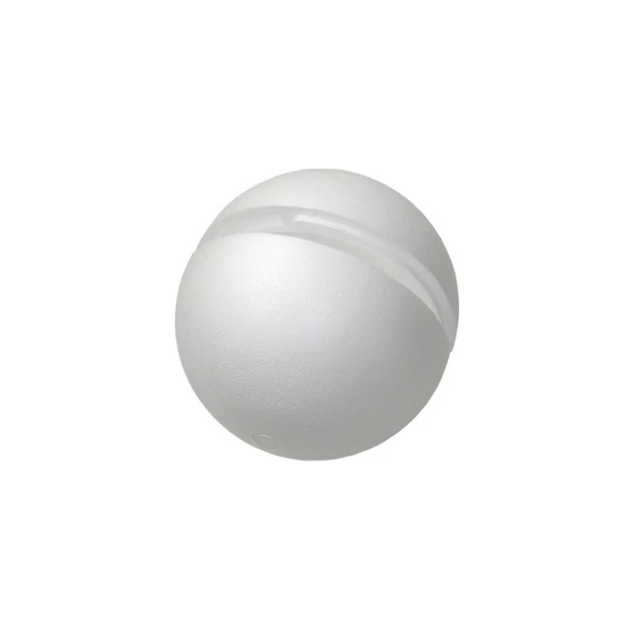 Üreges hungarocell gömb, 20 cm, fehér, 2 részes