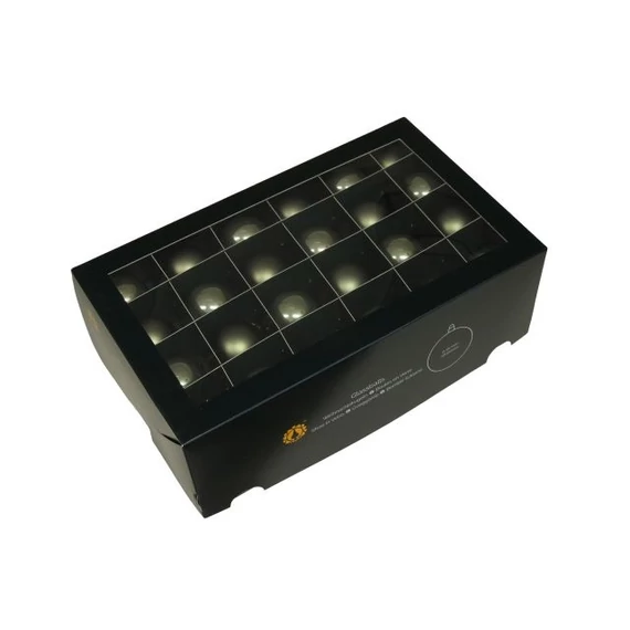 Üveg gömb 4 cm granite green 48 db