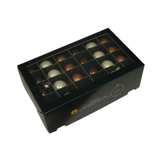 Üveg gömb 4 cm opal natural 48 db