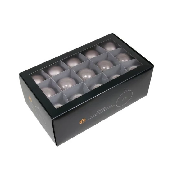 Üveg gömb, 5,7 cm, tuffstone, 30 db