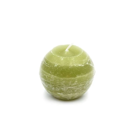 Gyertya golyó paraffin 8cm oliva 4 db