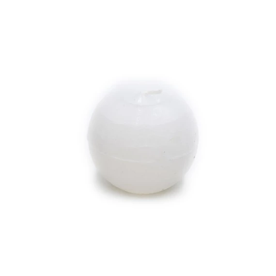 Gyertya golyó paraffin 8 cm fehér 4 db