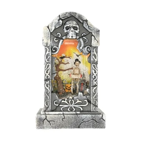 Halloween sírkő szürke