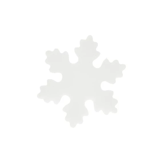 Hungarocell hópihe, 4,3x4,3 cm, fehér, 6 db