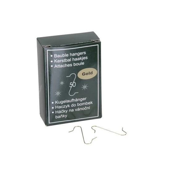 Fém kampó arany, 3,3 cm