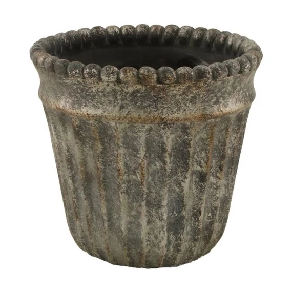 Kaspó cement 17,5x17,5x17 cm szürke@