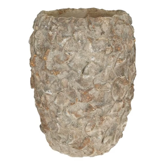 Kaspó cement 21,5x21,5x29 cm natúr