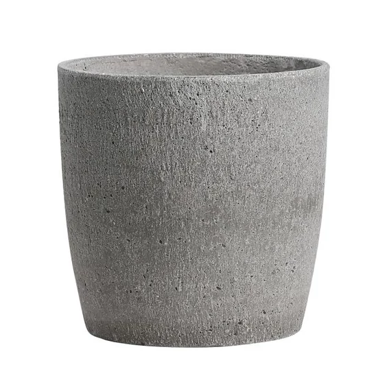 Kaspó cement 23x22,5 cm szürke