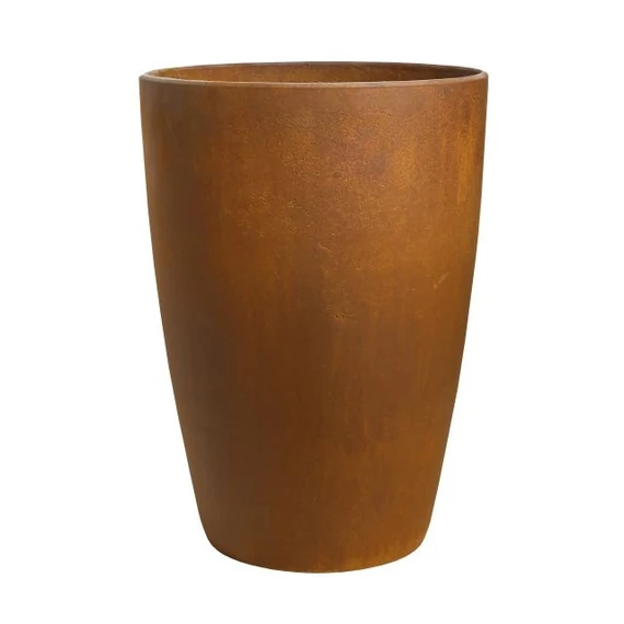 Óriás cement kaspó rozsda 31x43 cm