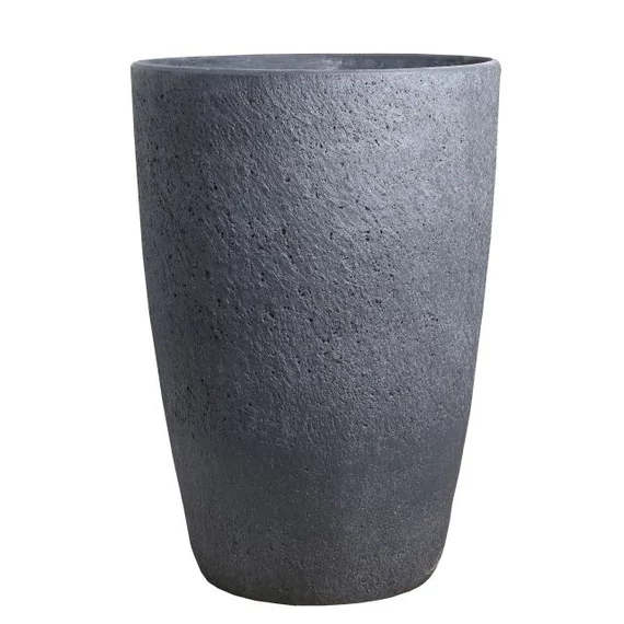 Óriás cement kaspó grafitszürke 37x51 cm