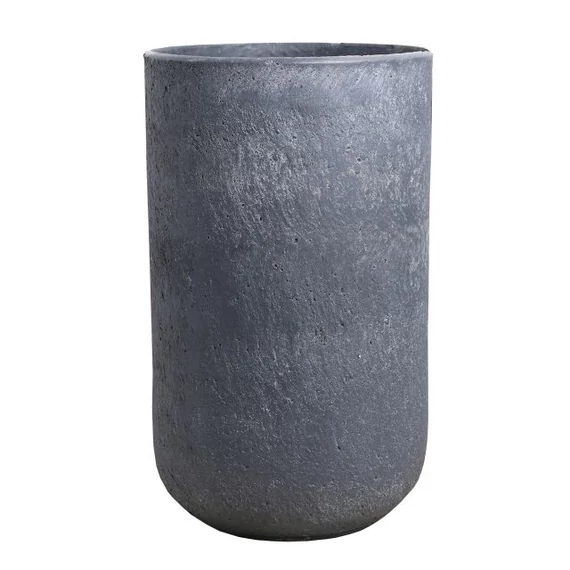 Óriás cement kaspó grafitszürke 37x60 cm