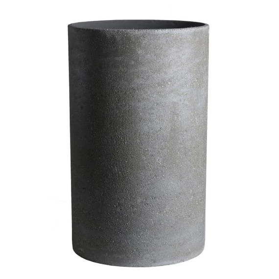 Óriás cement kaspó szürke 37x60 cm