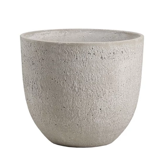 Óriás cement kaspó krém 45x38 cm