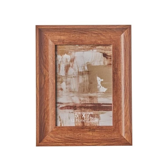 Fa képkeret 20x25 cm barna