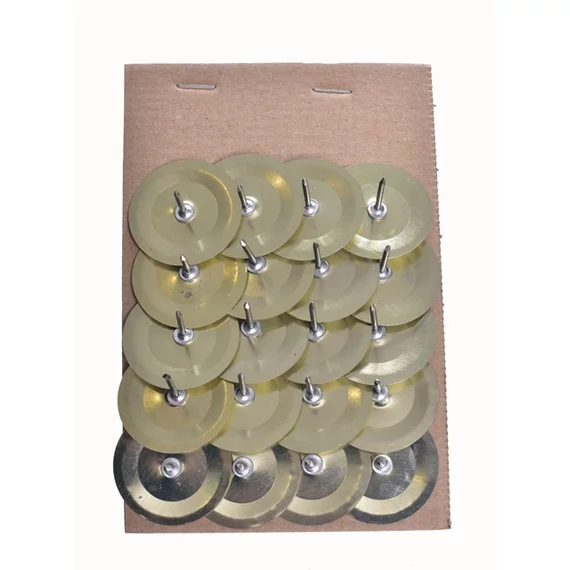 Kicsi gyertyatüske, fém 4 cm arany-ezüst 2 féle 20 db