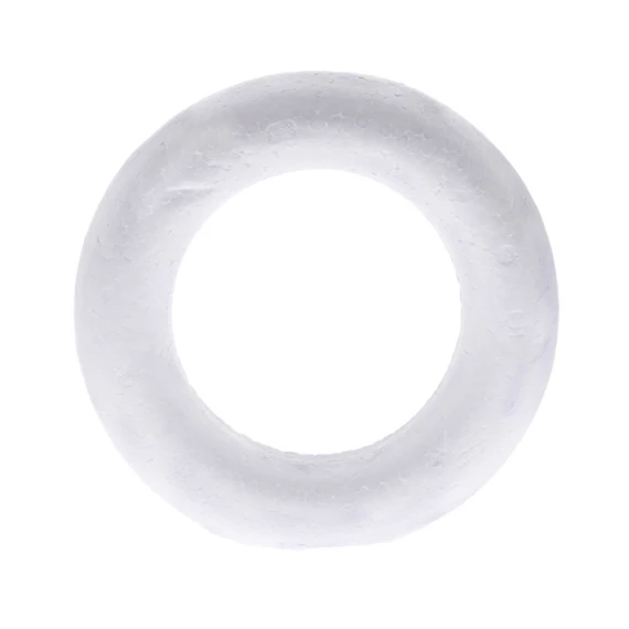 Koszorú hungarocell 20cm fehér