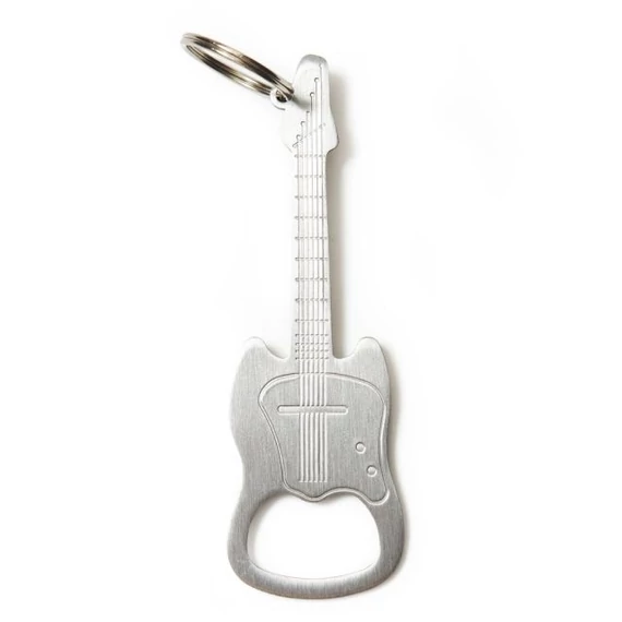 Gitár formájú üvegnyitó kulcstartó