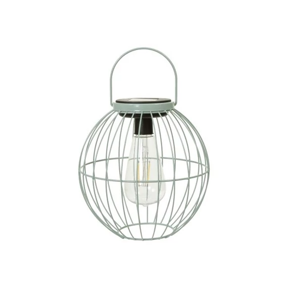 Menta szolár LED-es lámpás fogantyúval 19x19,5 cm fém