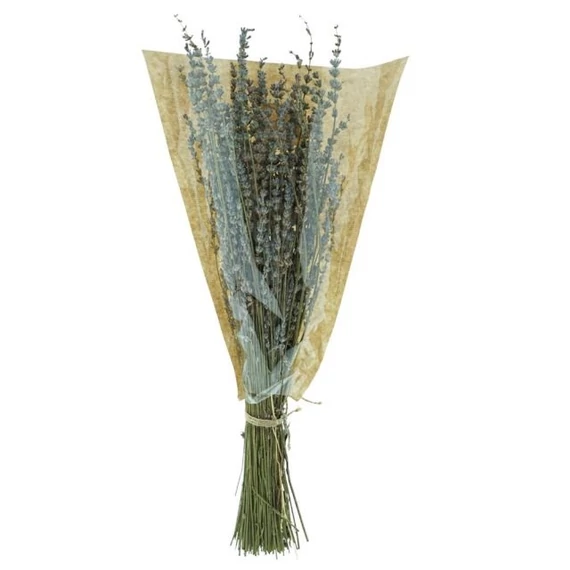 Levendula csokor, szárazvirág, 55 cm, lila