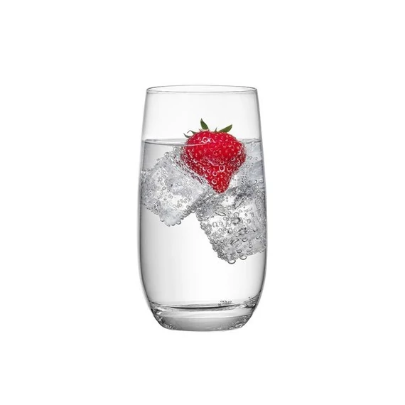 Long drink pohár COOL 490 ml üveg 7,9x14,4 cm átlátszó 6 db