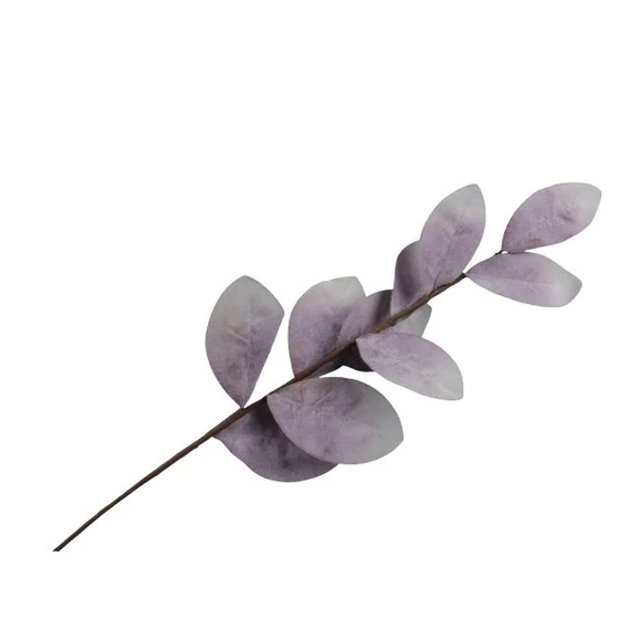Magnólia ág, deres, műanyag, 78 cm, rózsaszín és lila