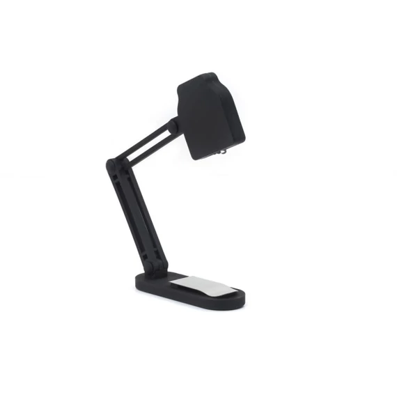 Mini fekete LED-es csiptetős olvasólámpa