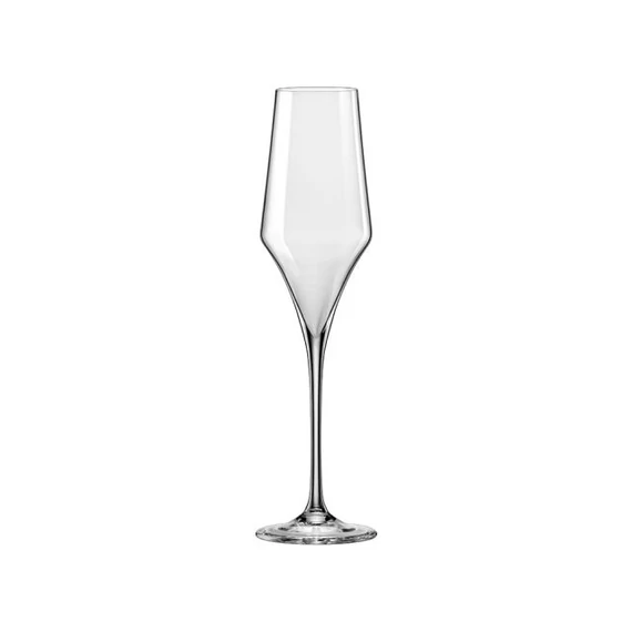 Üveg pezsgős pohár ARAM átlátszó 220 ml 6 db